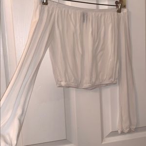 Off the shoulder crop top